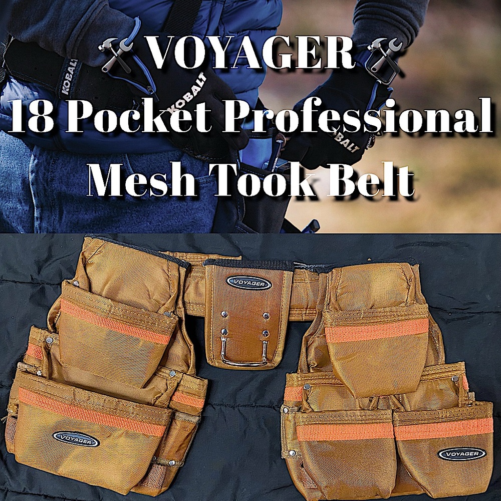✨Voyager - 18-Pocket Construction Tool Belt✨ 
Like New✨